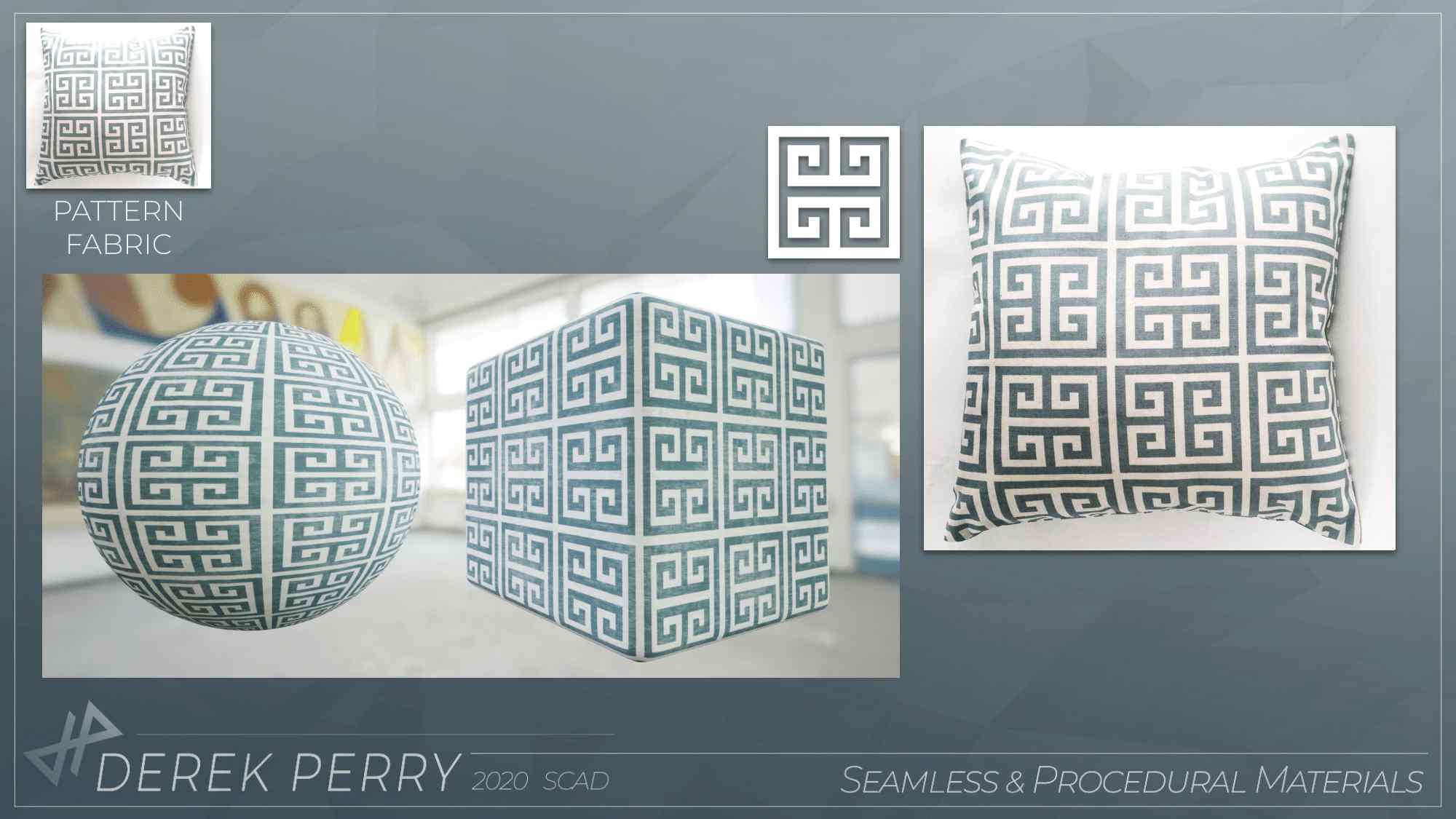 Procedural Material: Pattern Fabric | Renders
