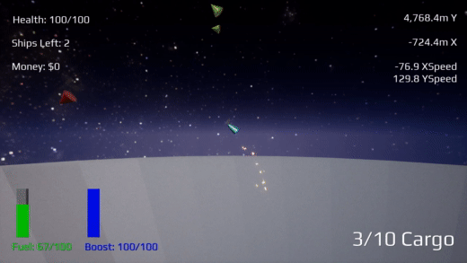 Collecting - Absorbing floating space bits